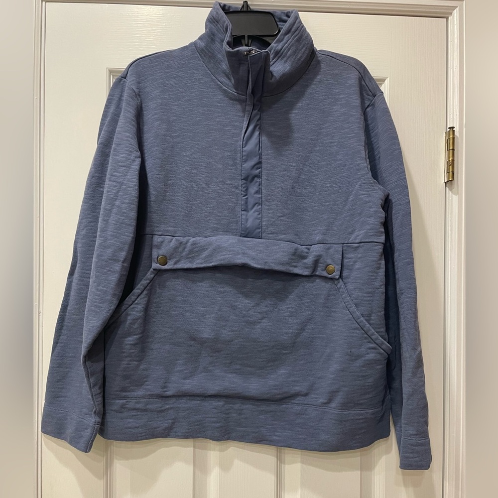 L.L. Bean Signature vintage pullover sweatshirt blue size medium